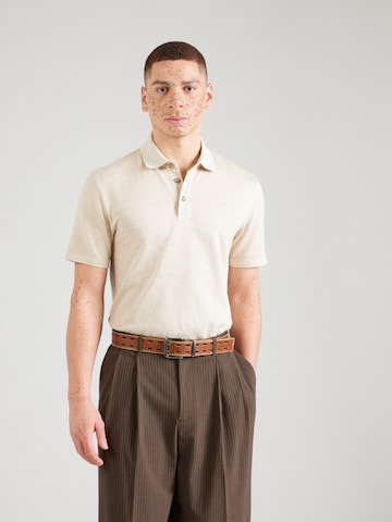 bēšs BOSS Black T-Krekls 'H-Press': no priekšpuses