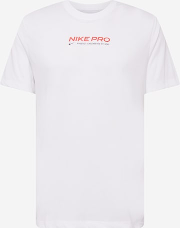 NIKE Functioneel shirt in Wit: voorkant