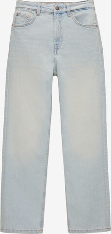 Pull&Bear Regular Jeans in Blauw: voorkant