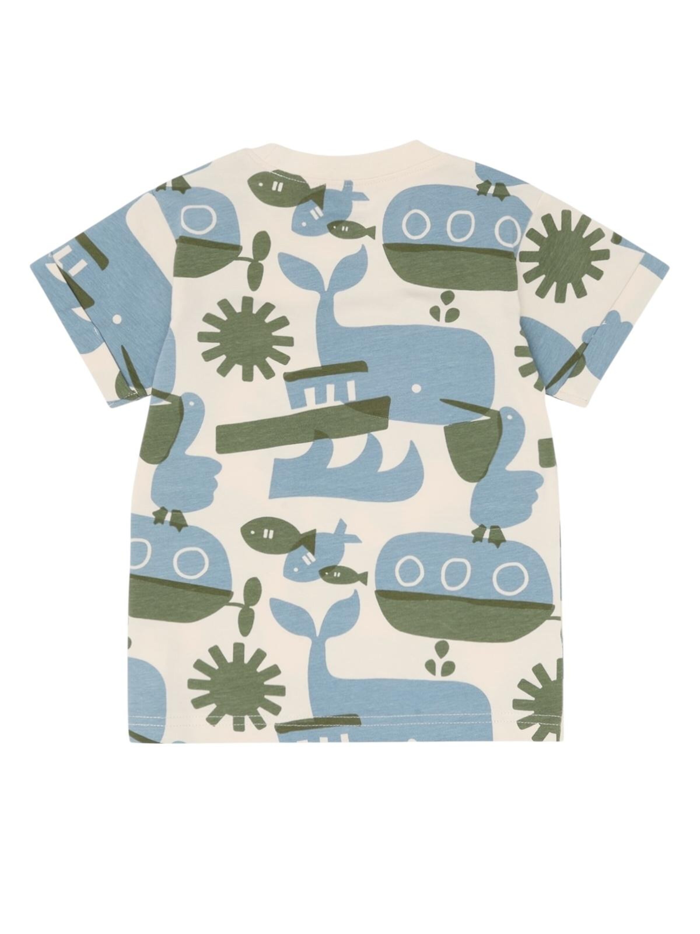 Hust & Claire Shirt 'Anton Oceanlife'‌‌‌‌‌‌ in Beige