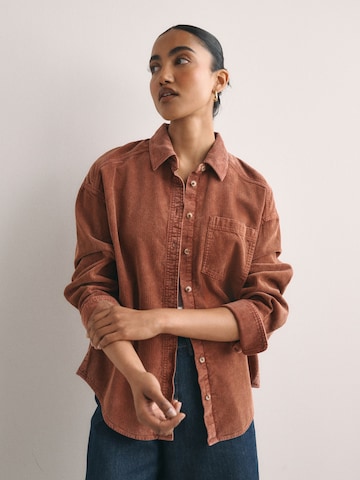 Camicia da donna di Next in marrone: frontale