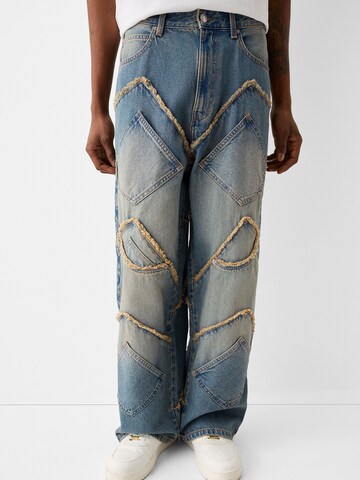 Bershka Loose fit Jeans in Blue