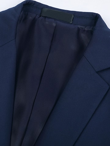 YOUTHUP Slim fit Suit 'Drittel' in Blue
