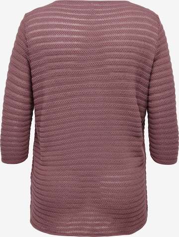 ONLY Carmakoma Knit Cardigan 'Group' in Pink