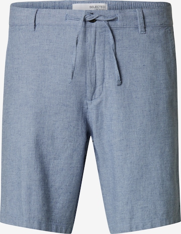 Pantalon 'Brody' SELECTED en bleu : devant
