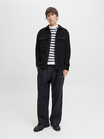 juoda JACK & JONES Patogus modelis Marškiniai 'JJEPERFECT'