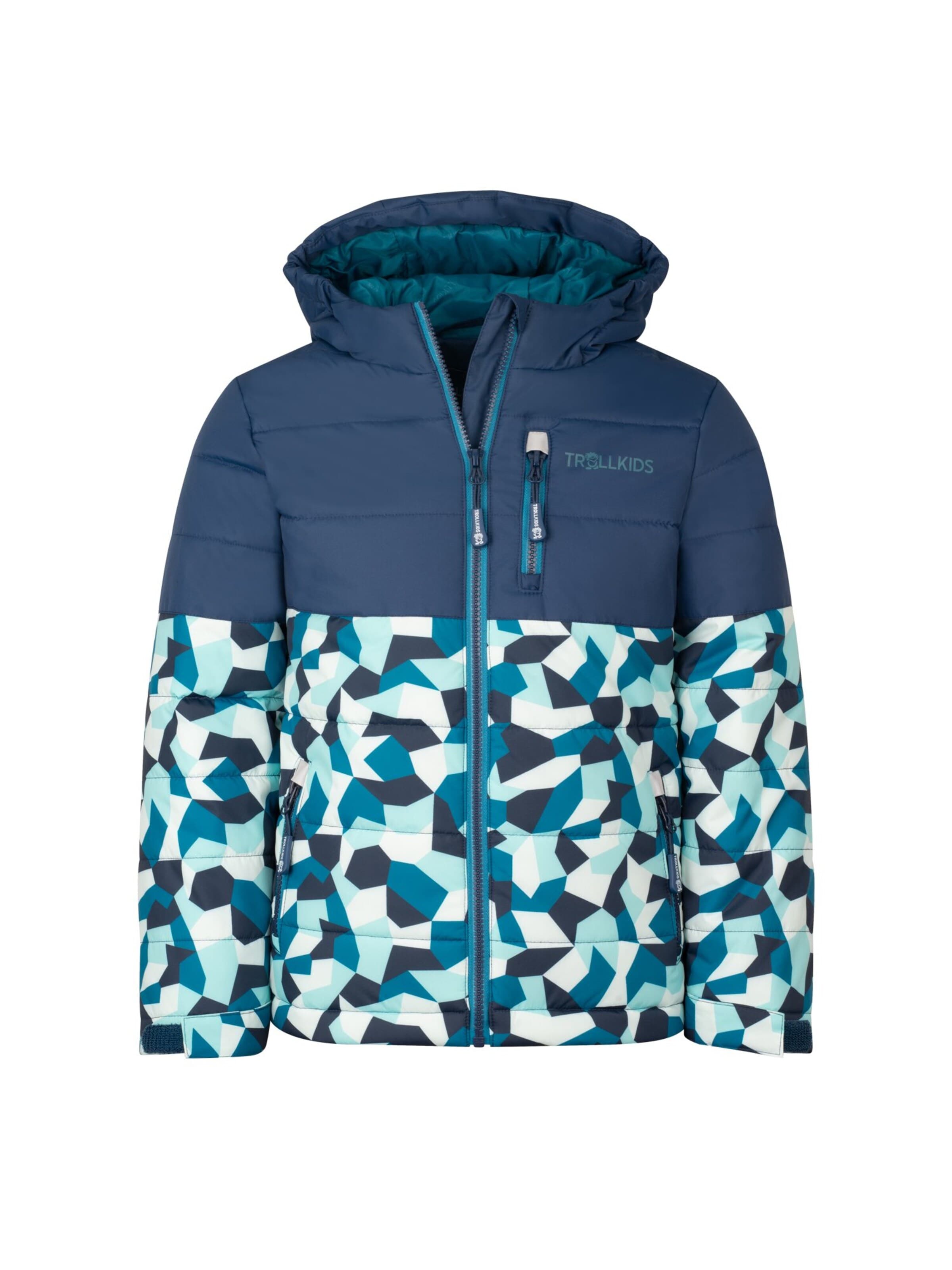 TROLLKIDS Winter Jacket in Blue: front