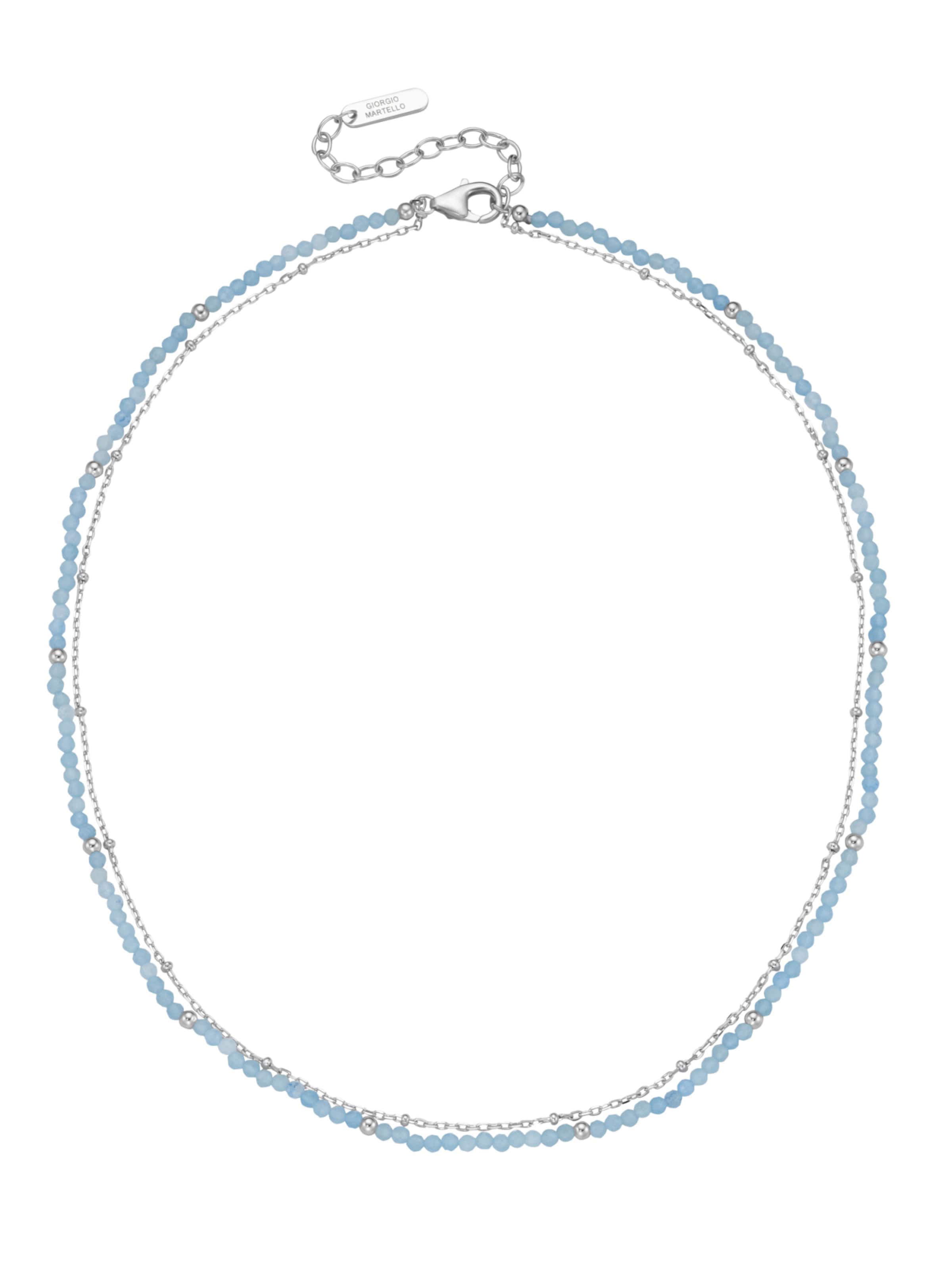 Collana di Giorgio Martello Milano in argento: frontale