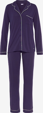 LASCANA Pajama in Purple: front