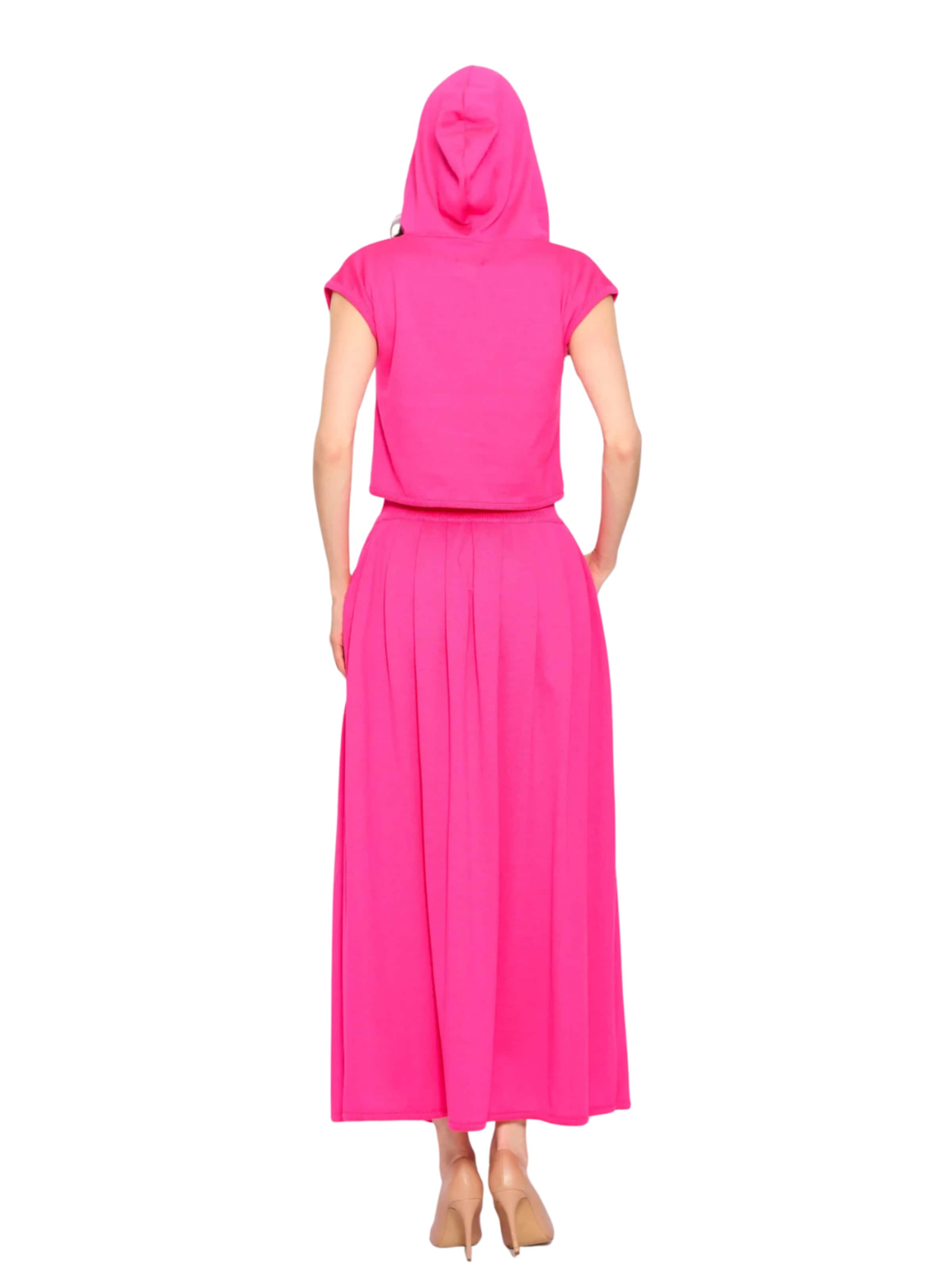 Süel knitwear Knitted top 'Hanna Hoodie' in Pink