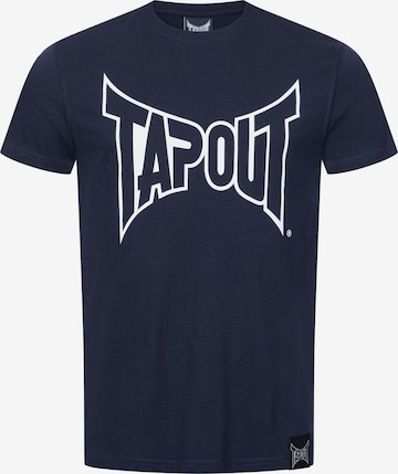 Maglietta di Tapout in blu: frontale