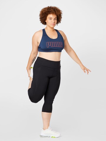 PUMA Medium Support Sports Bra in Blue