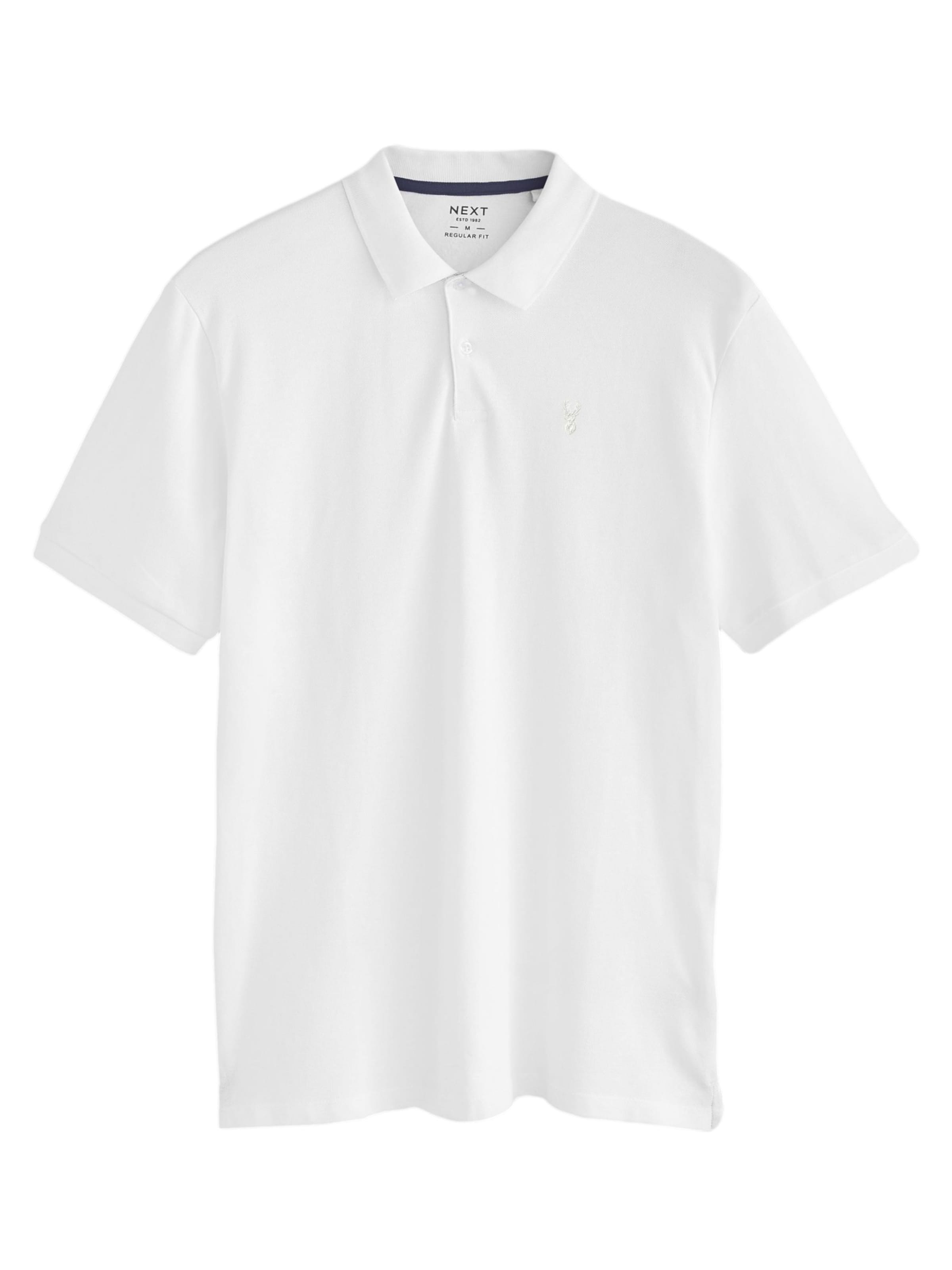 Tricou de la Next pe alb: față