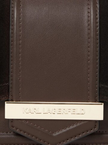 Karl Lagerfeld - Bolso de mano 'Karl Lagerfeld Sac Bandoulière A Vision Of The Future Marron' en marrón