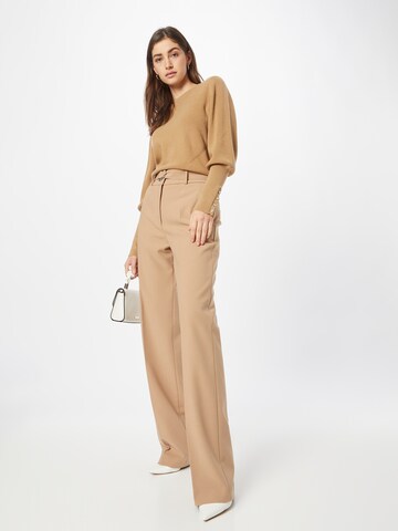 Regular Pantalon à plis 'Huglia' HUGO en beige