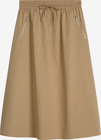 Marc O'Polo DENIM Skirt in Beige: front