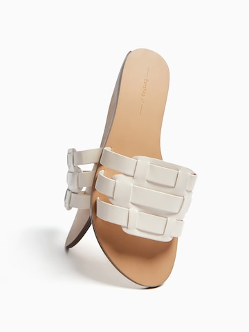 Bershka Mules in White