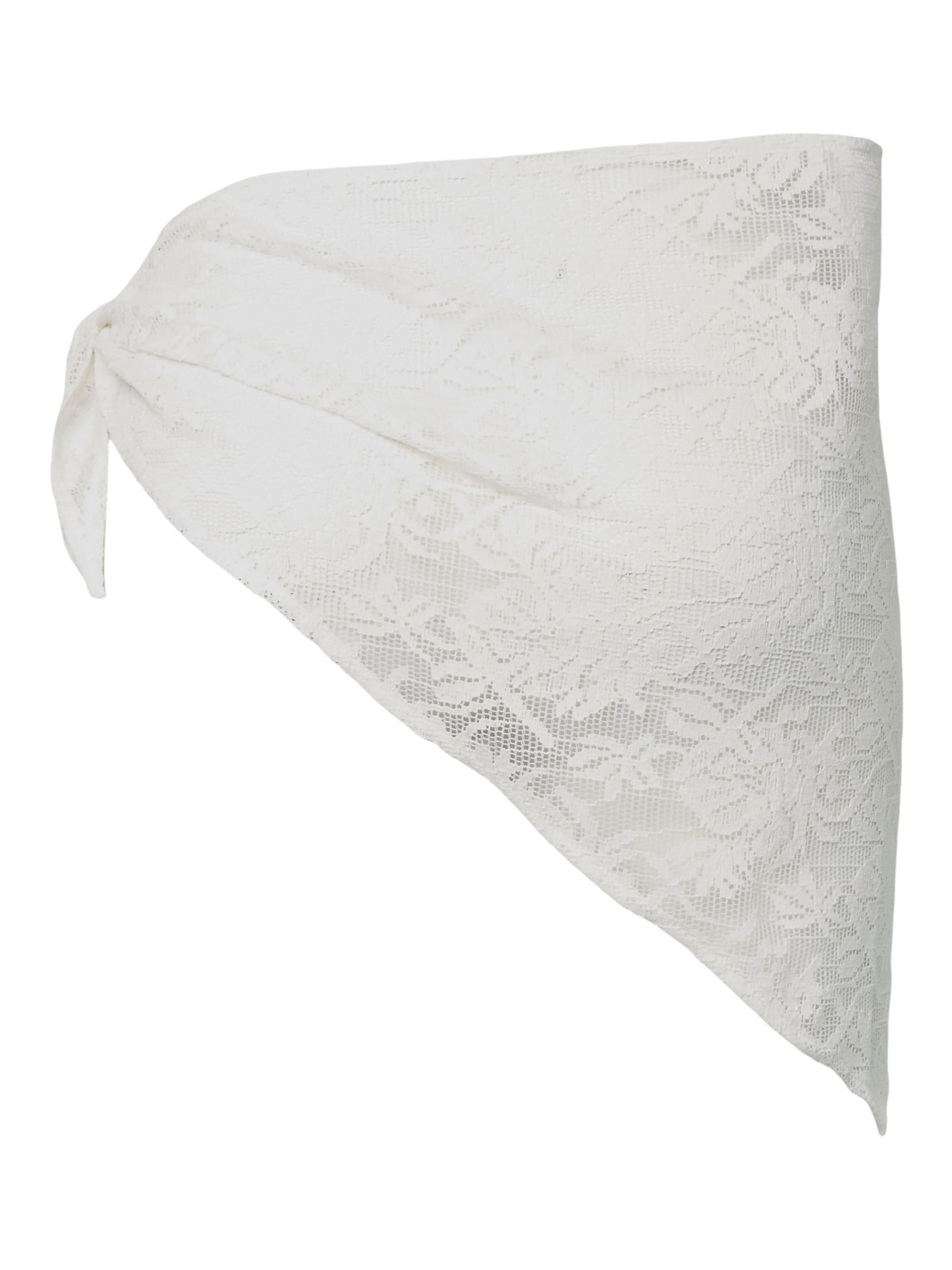 Serviette de plage 'PCGamilla' PIECES en blanc