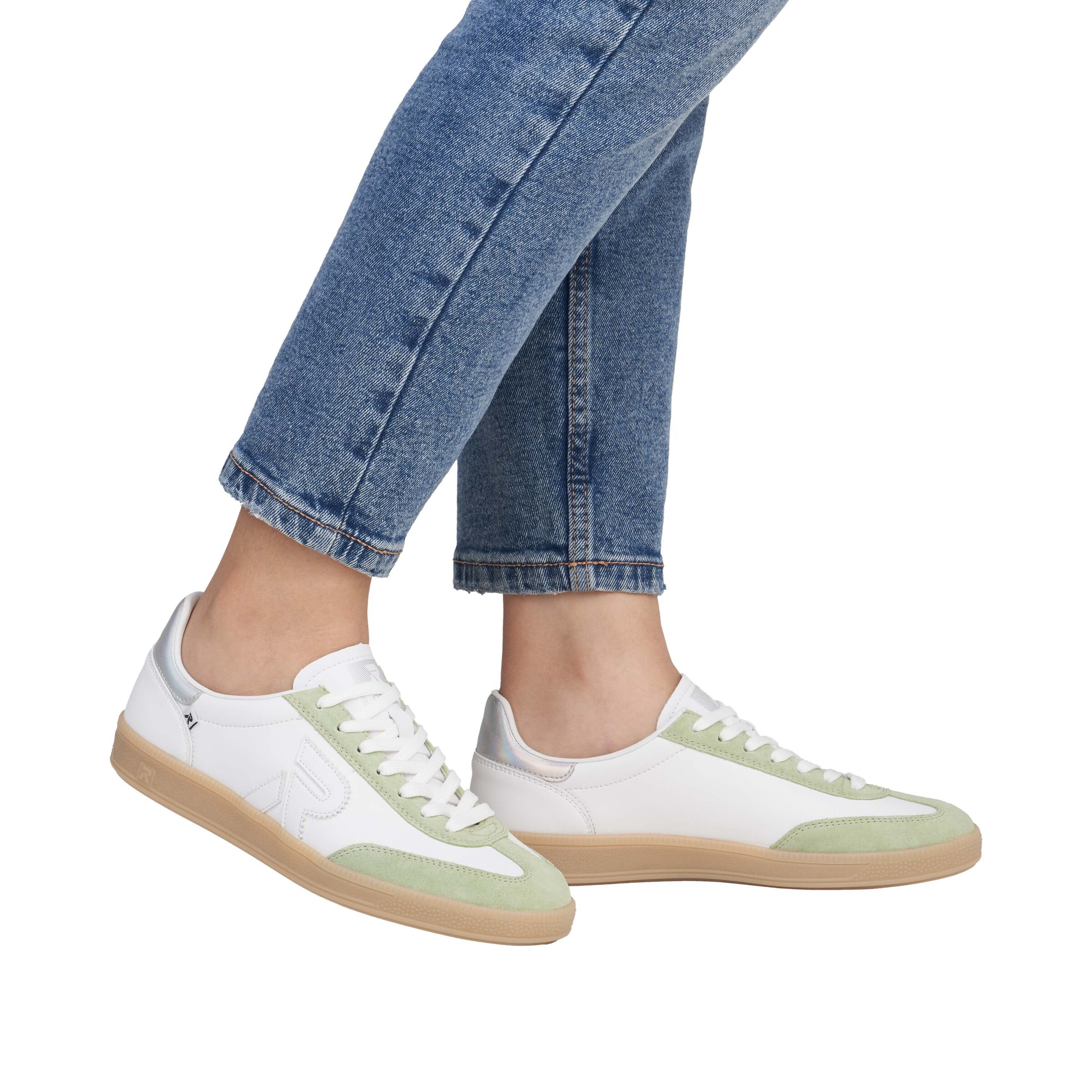 Rieker Sport Platform trainers ' W2200 ' in White: front