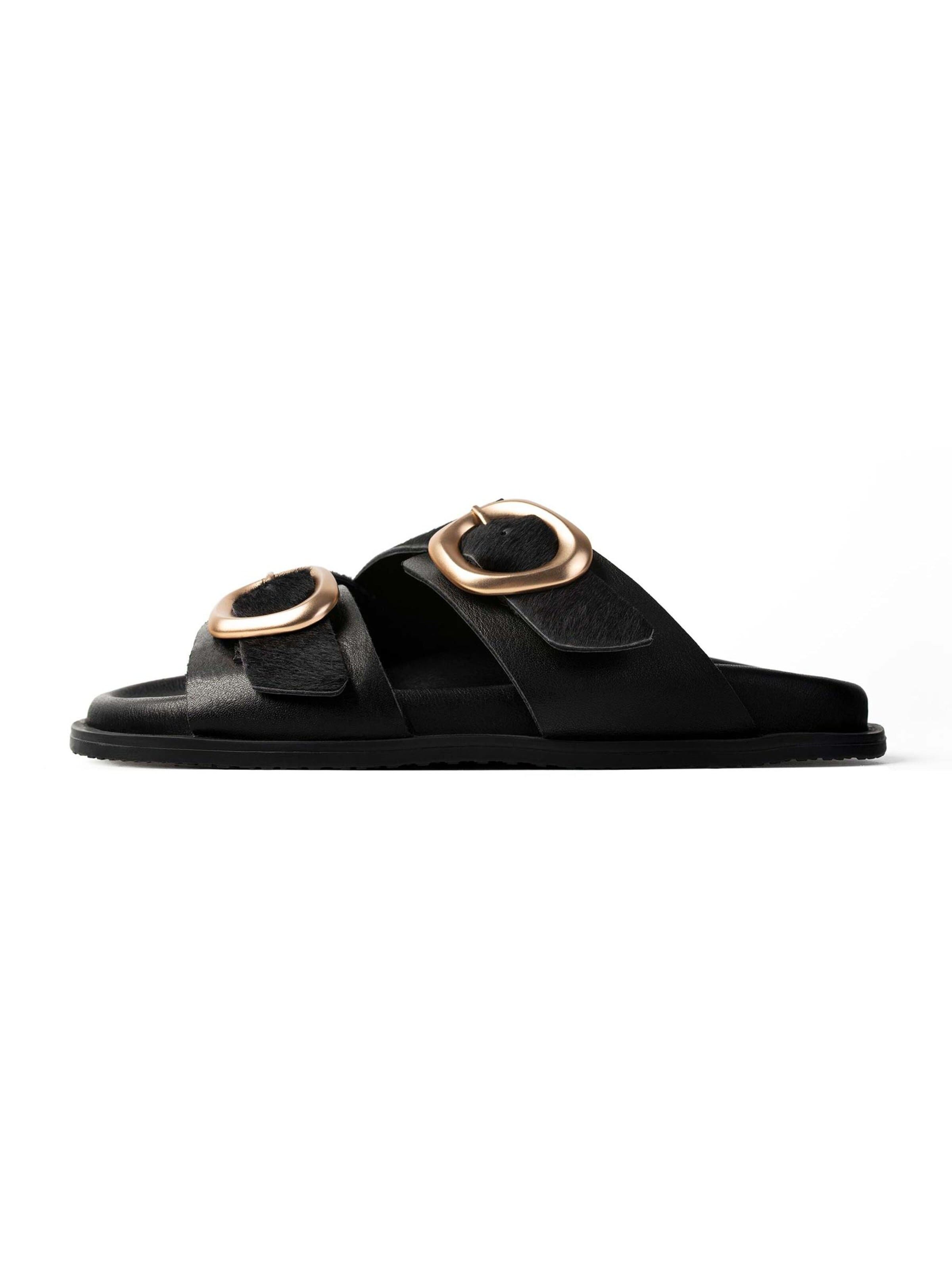 L37 HANDMADE SHOES - Zapatillas 'STAY UNTIL TOMORROW' en negro: frente