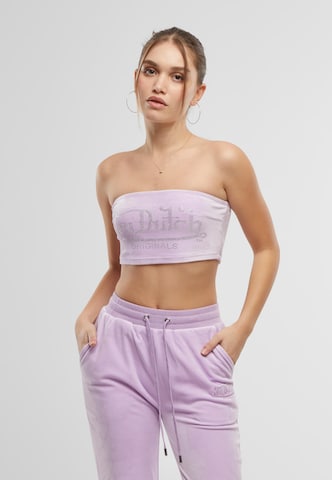 Top 'Sway' di Von Dutch Originals in lilla: frontale