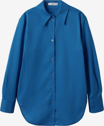 MANGO Blouse 'Limpia' in Blue: front