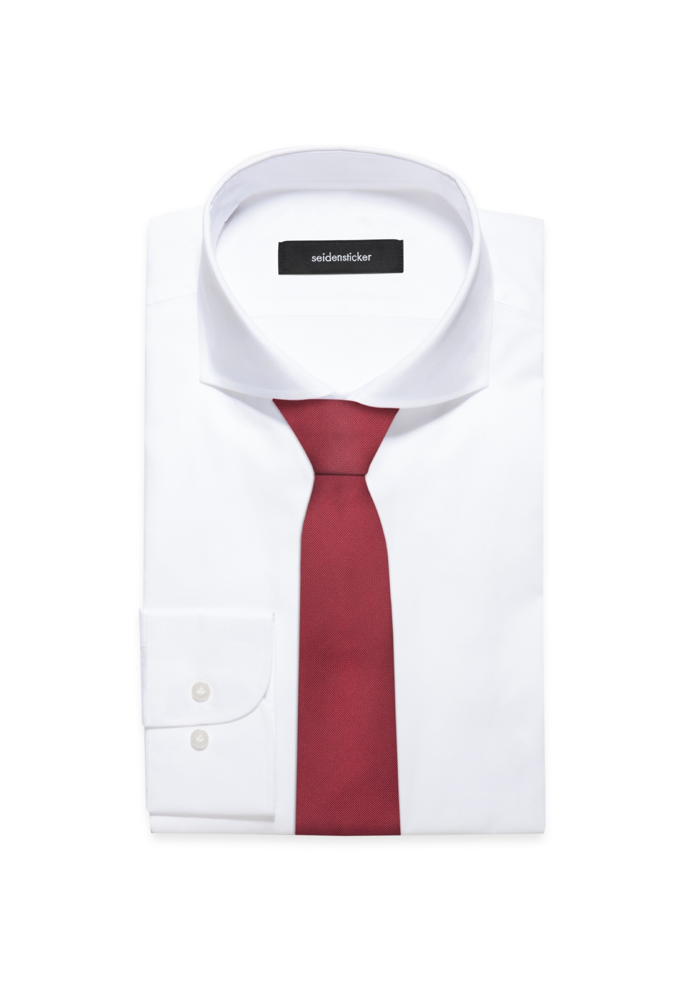 SEIDENSTICKER Tie 'Schwarze Rose' in Red