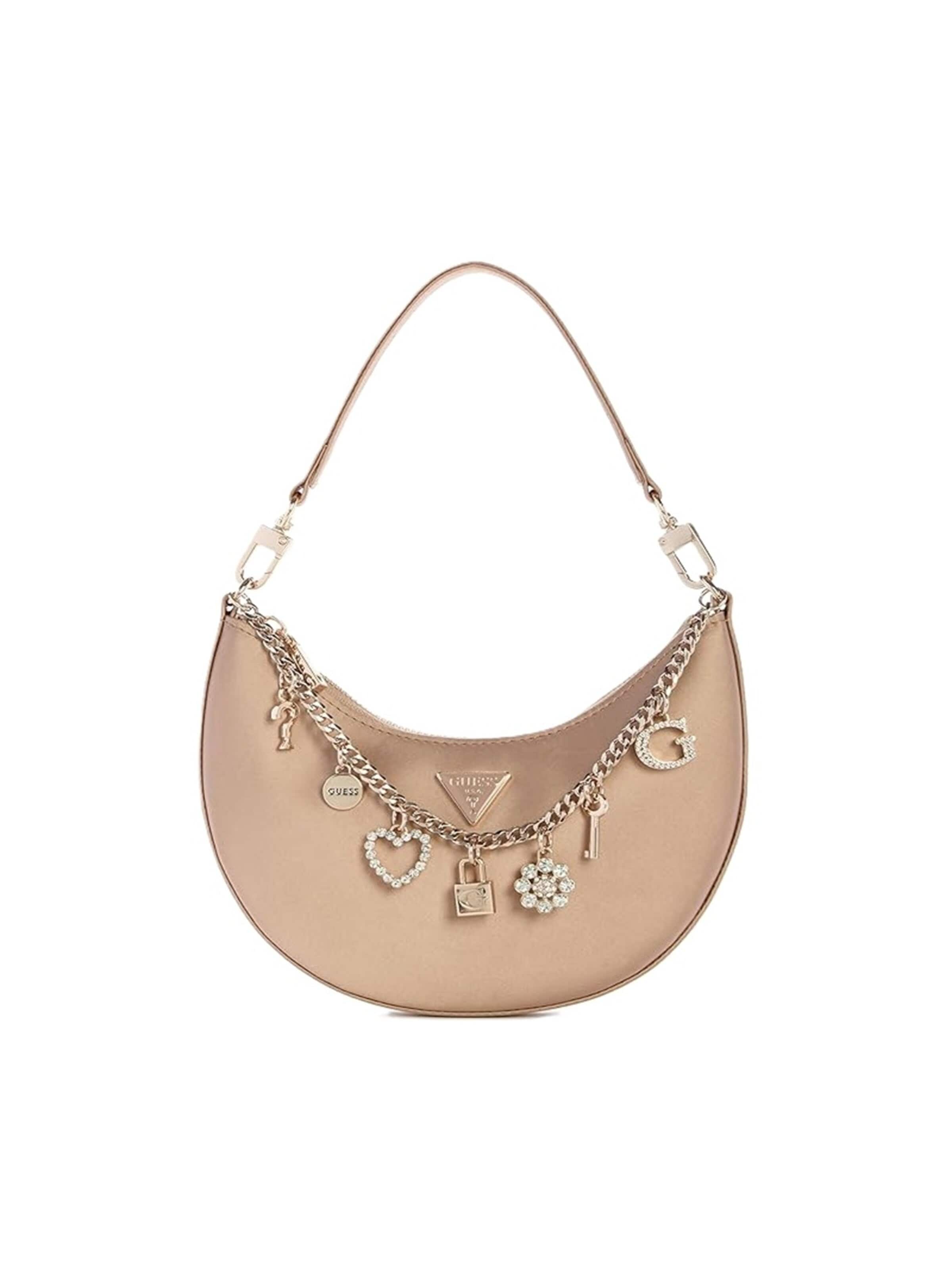 GUESS Skuldertaske 'ES993172' i beige: forside