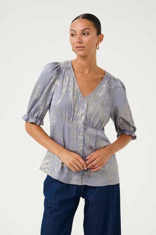 CULTURE Blouse 'Casy' in Blue: front