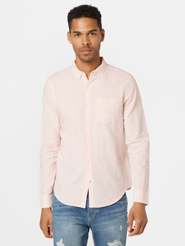 HOLLISTER Regular Fit Hemd in Pink: predná strana