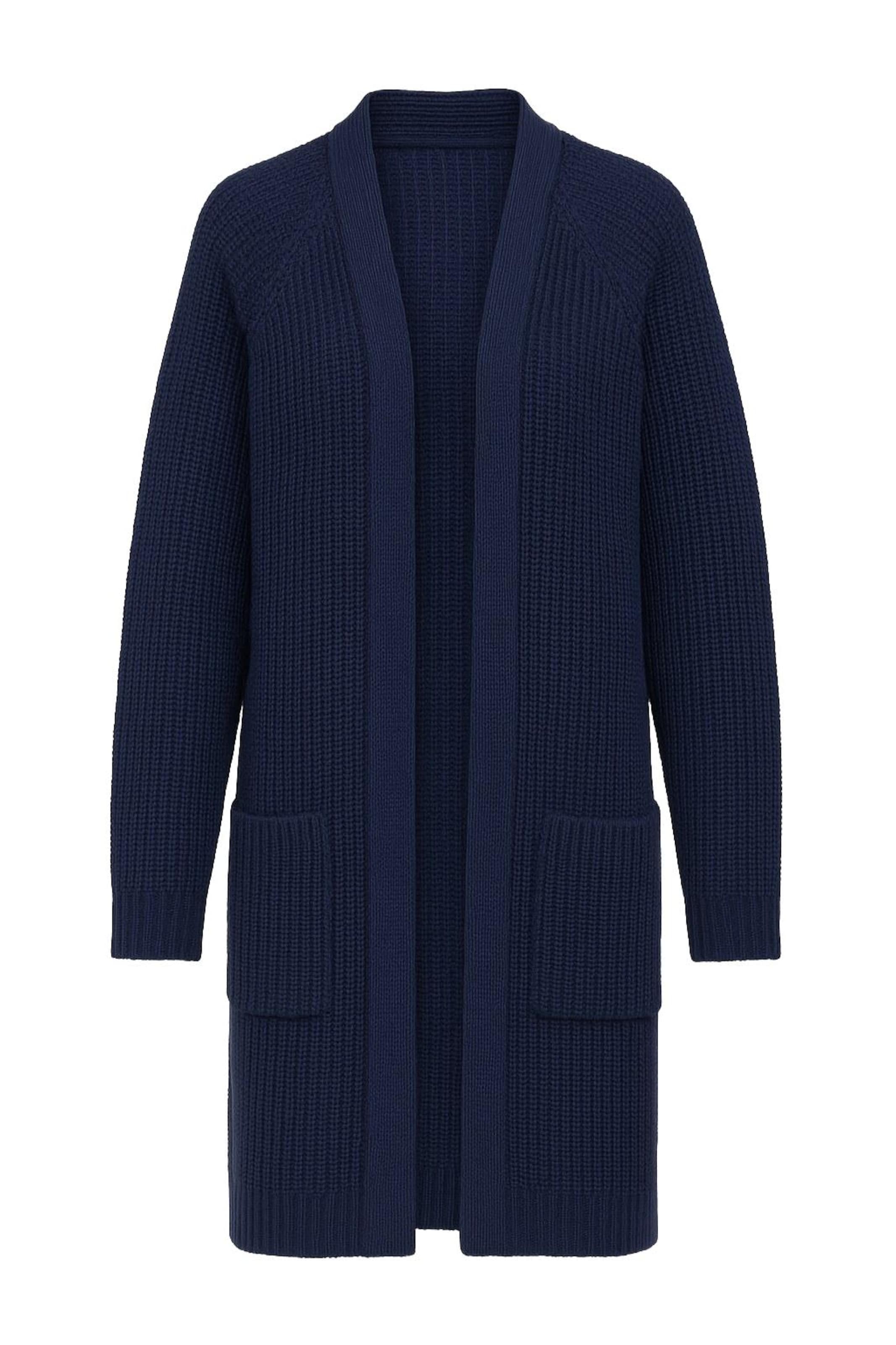 WOMAN VISION Gebreid vest in Blauw: voorkant