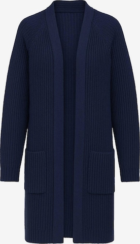 WOMAN VISION Gebreid vest in Blauw: voorkant