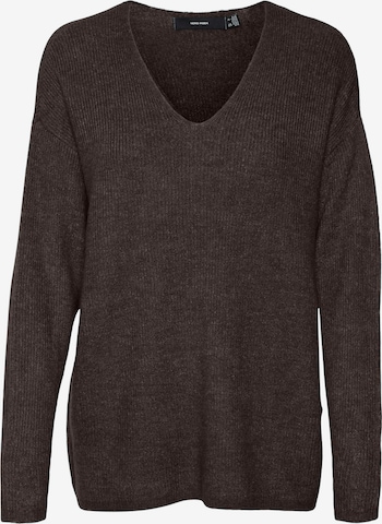VERO MODA Sweater in Brown: front