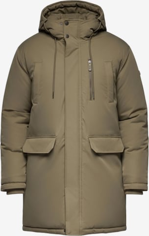 Ombre Winterjas 'OM-JAPJ-0313' in Groen: voorkant