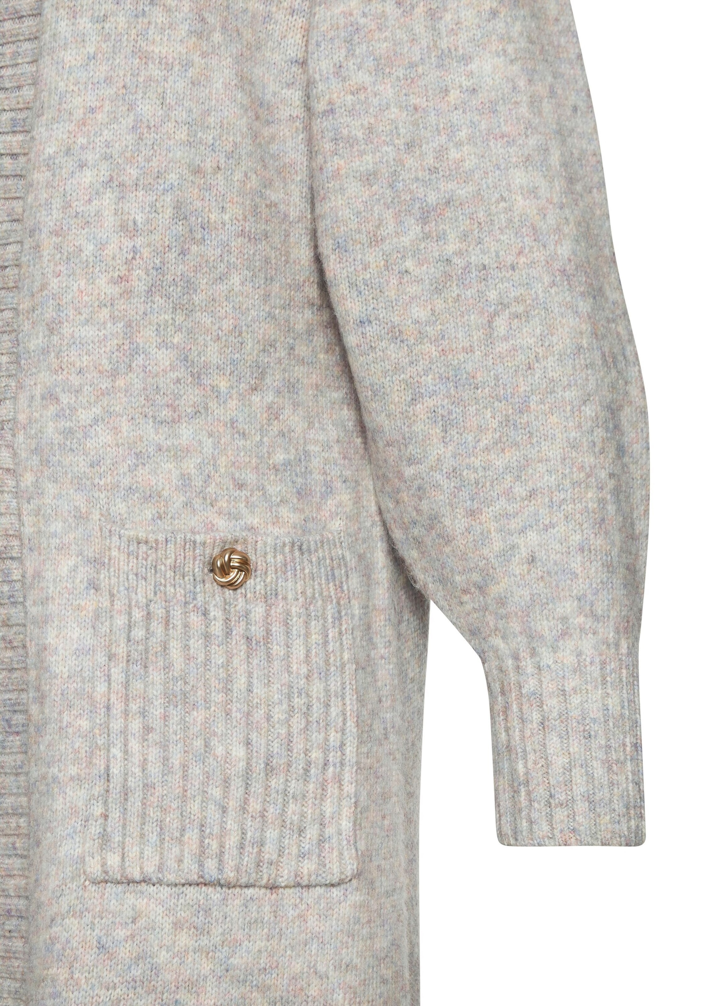 LASCANA Вязаная кофта в Серый