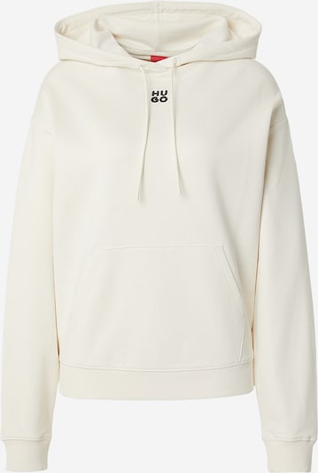 HUGO Collegepaita 'Delfinia' värissä musta / valkoinen, Tuotenäkymä