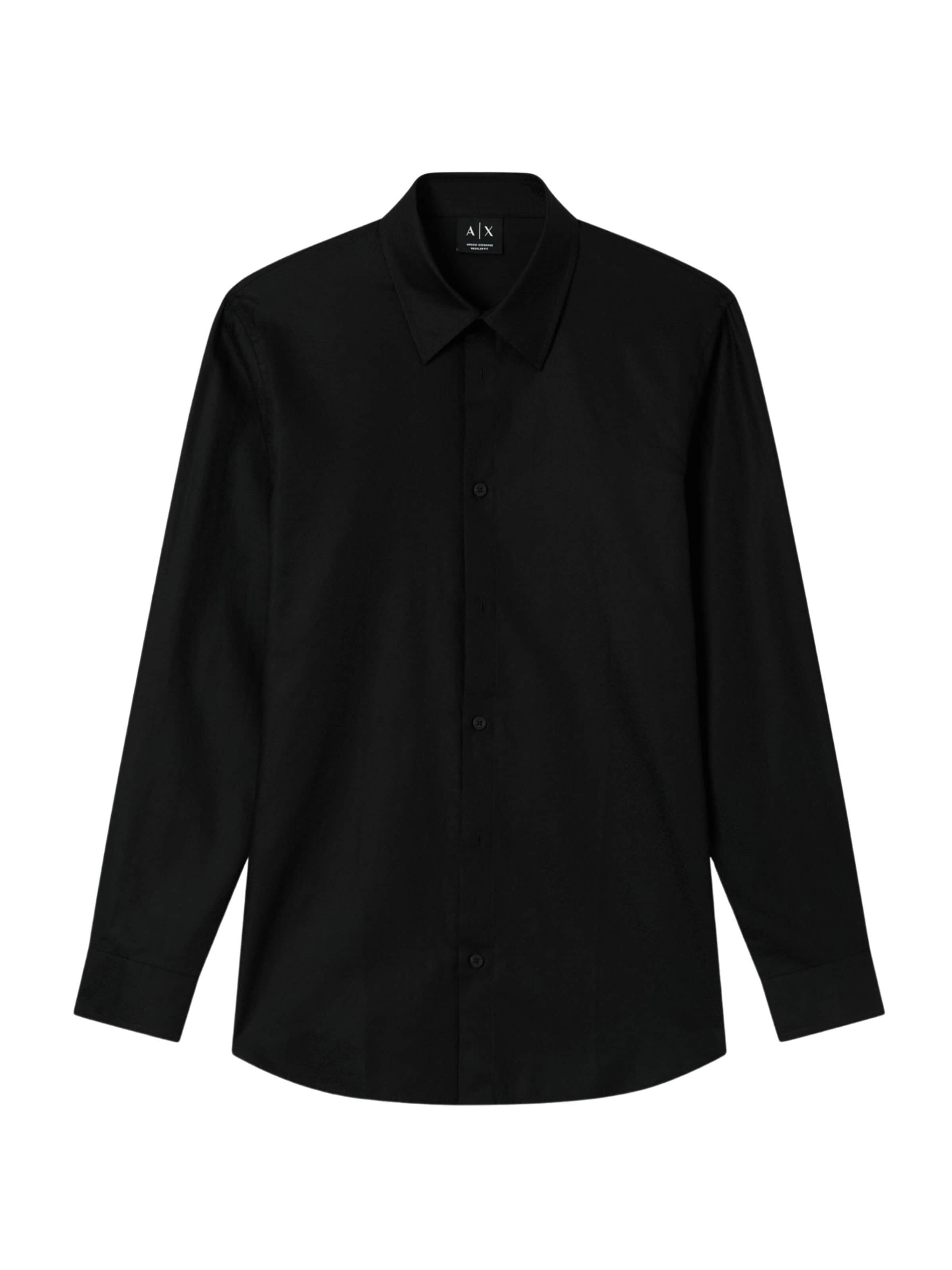 ARMANI EXCHANGE Skjorte i XXL i sort, Produktvisning