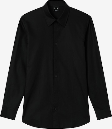 Camicia di ARMANI EXCHANGE in nero: frontale
