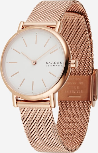 SKAGEN Quarzuhr 'Signatur SKW2694' in rosegold / weiß, Produktansicht