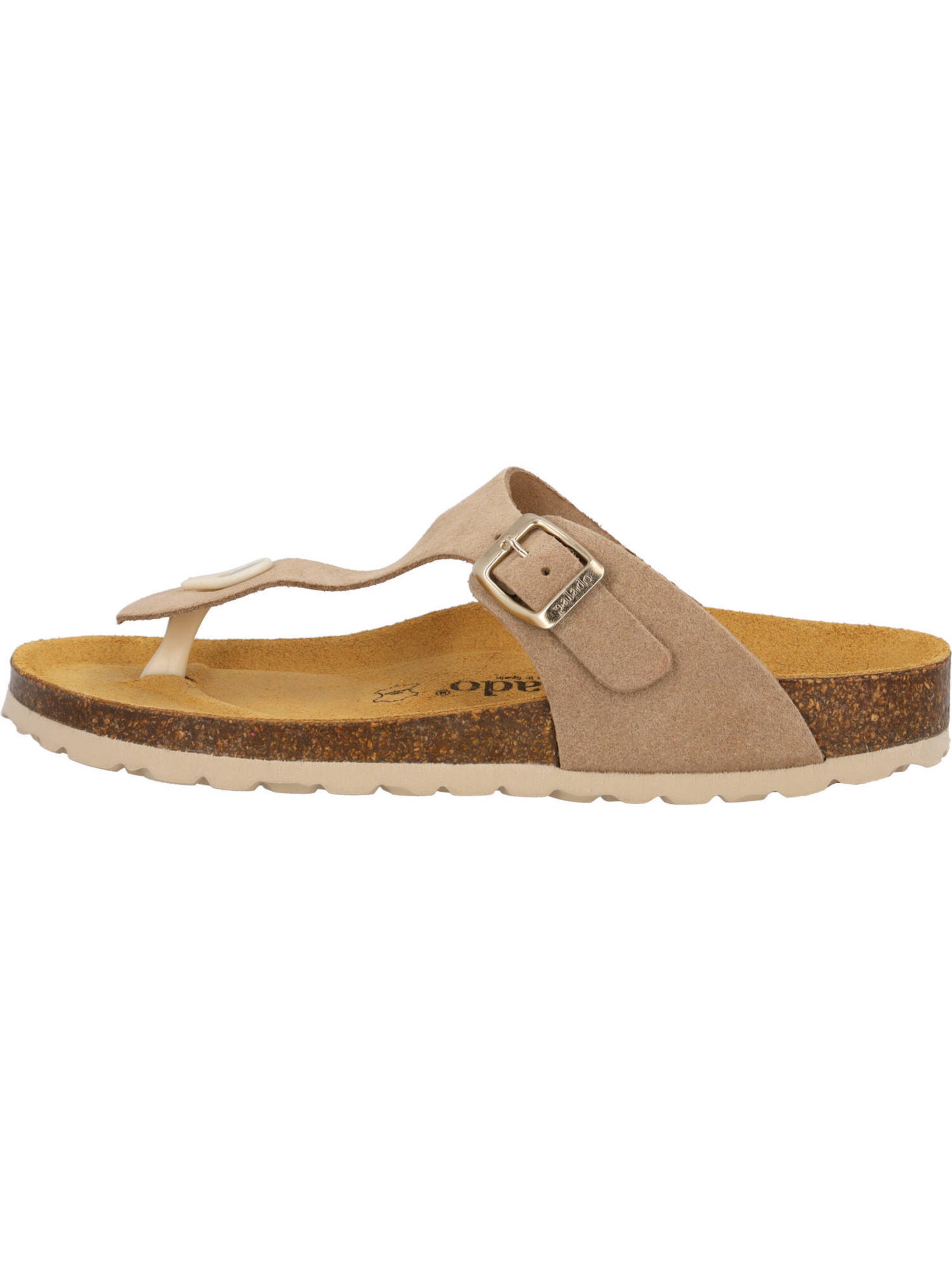 Palado T-bar sandals 'Kos' in Beige: front