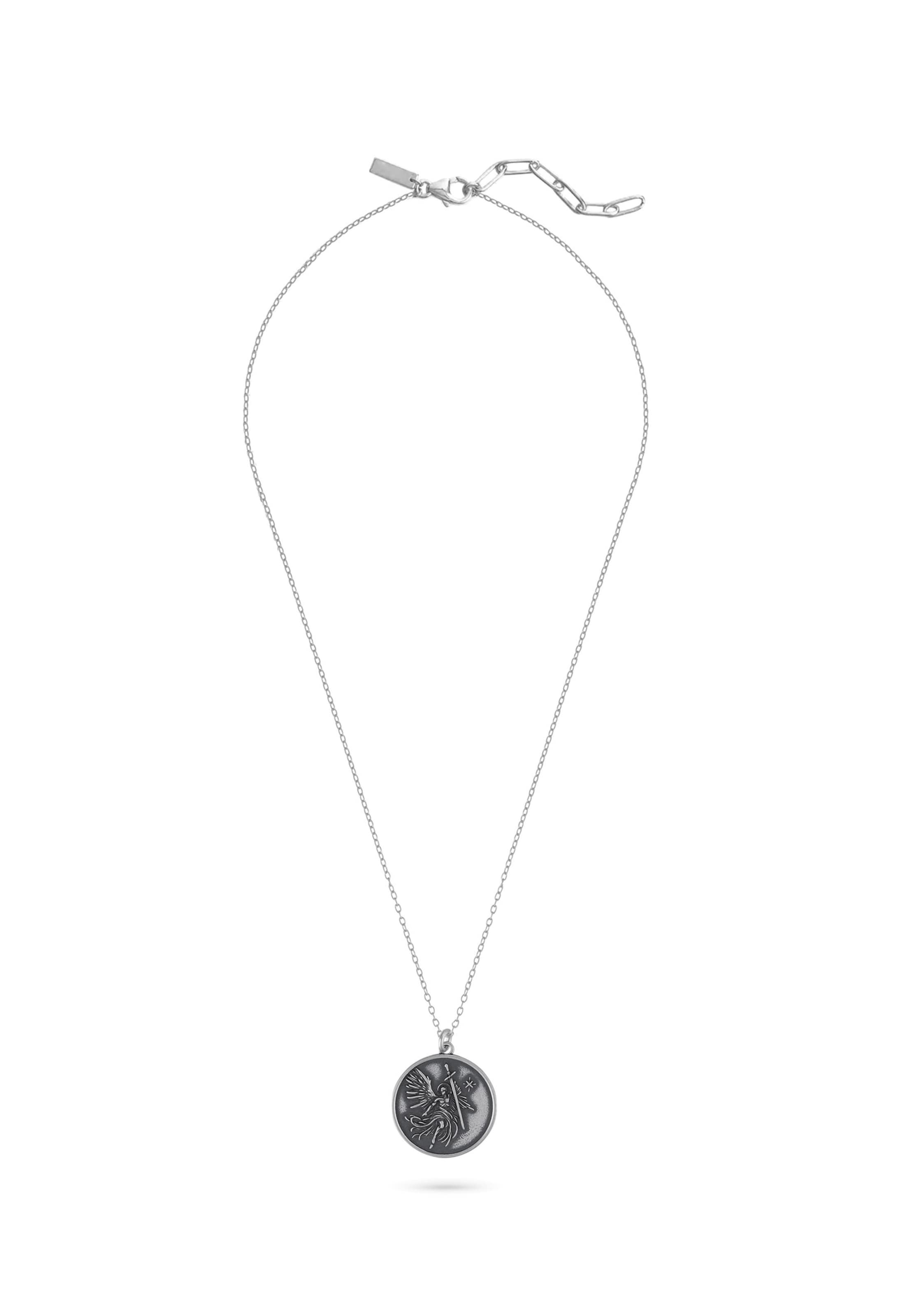 Collana 'Saint Michael' di Commen Lines in argento: frontale