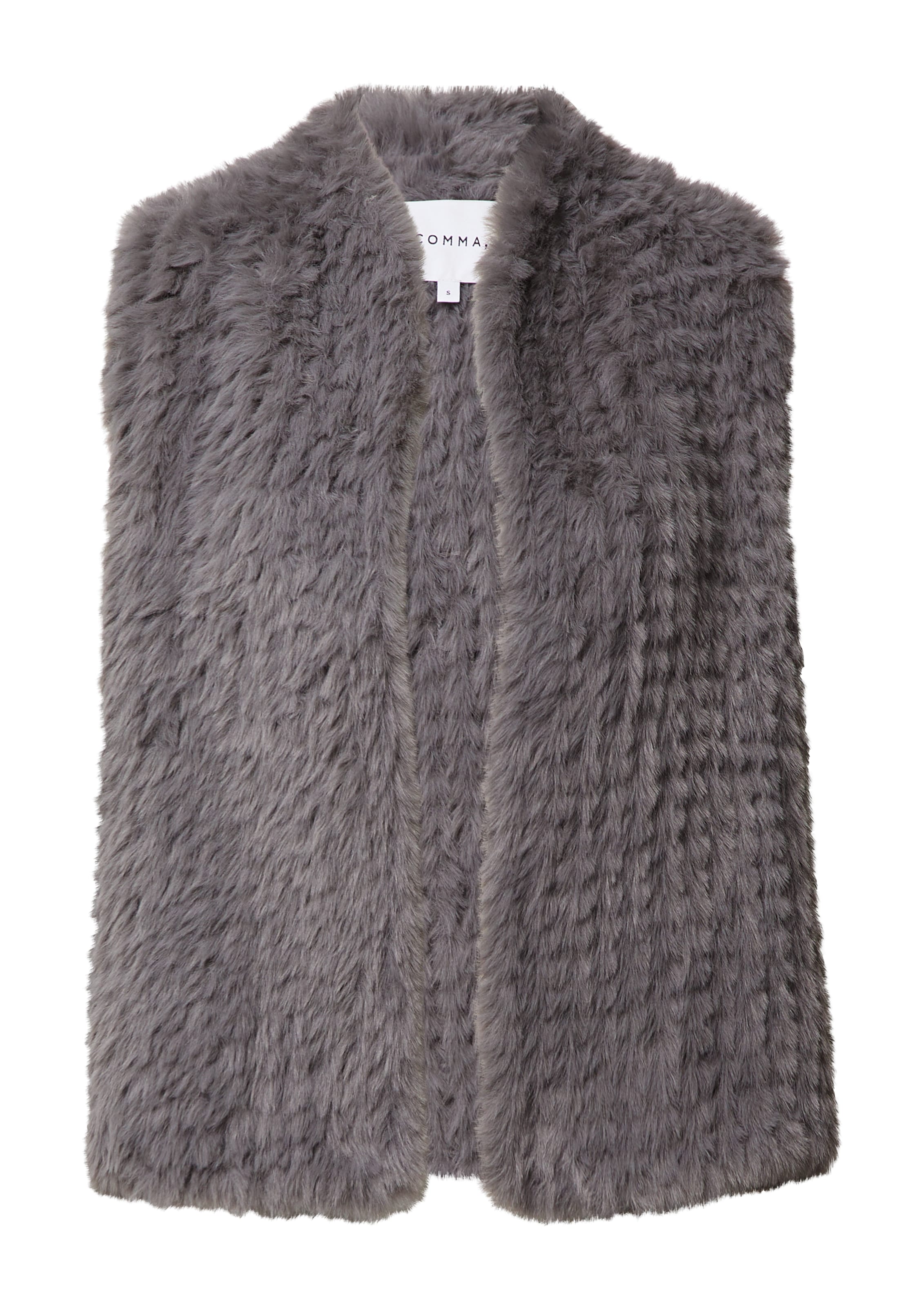 COMMA Weste in Grau: Vorderseite
