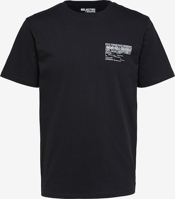 SELECTED HOMME T-Shirt 'Ajax' in Schwarz: predná strana