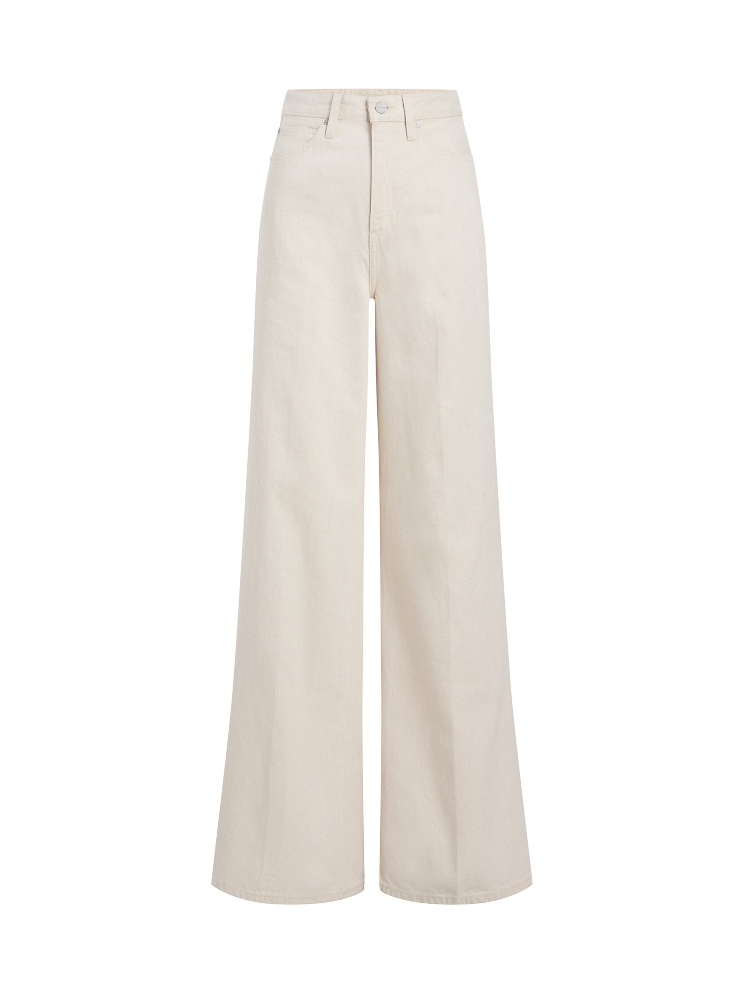 Loosefit Jean Calvin Klein en blanc : devant