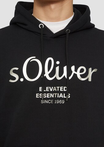 s.Oliver Sweatshirt in Black