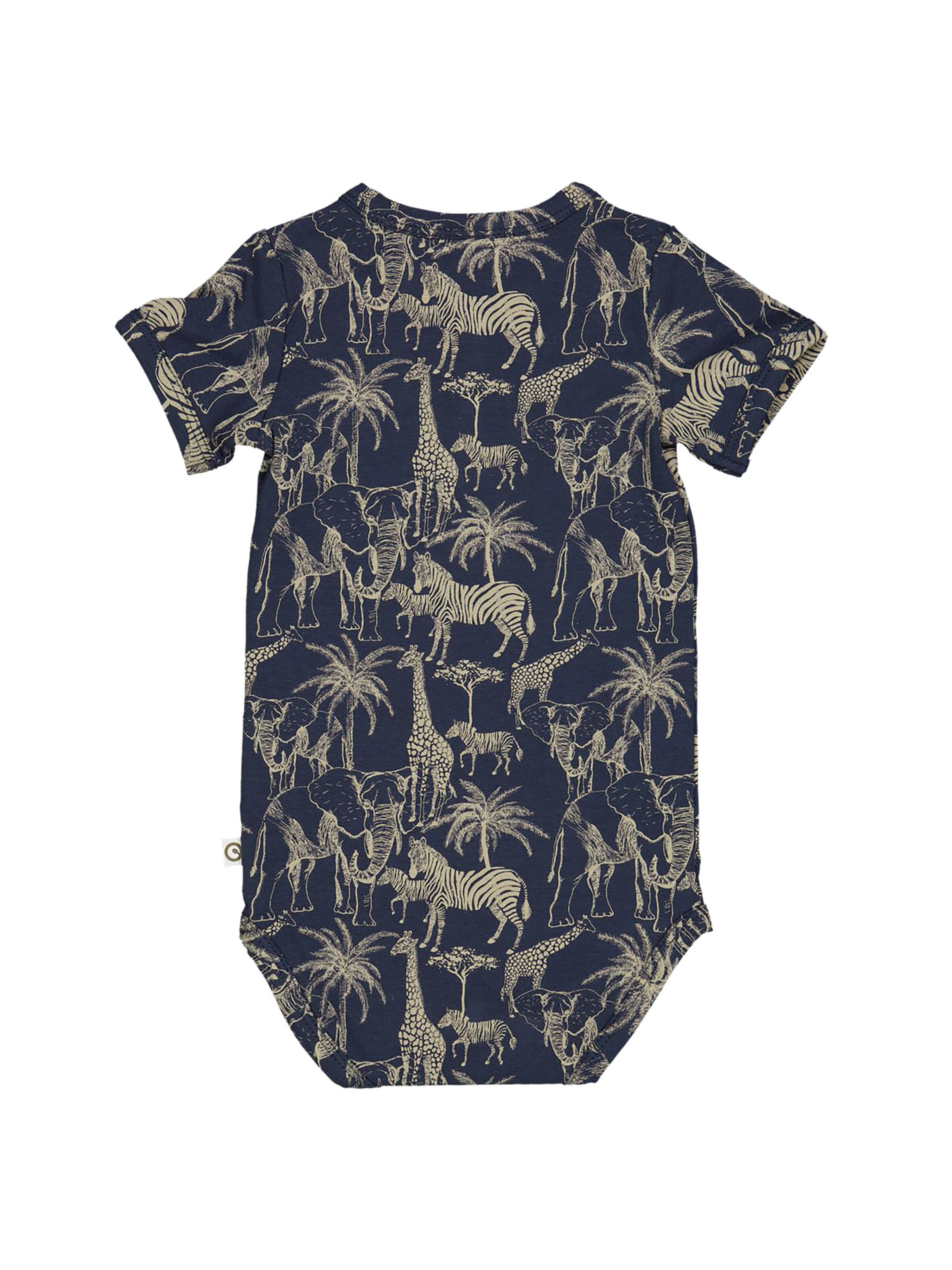 Barboteuse / body Müsli by GREEN COTTON en bleu