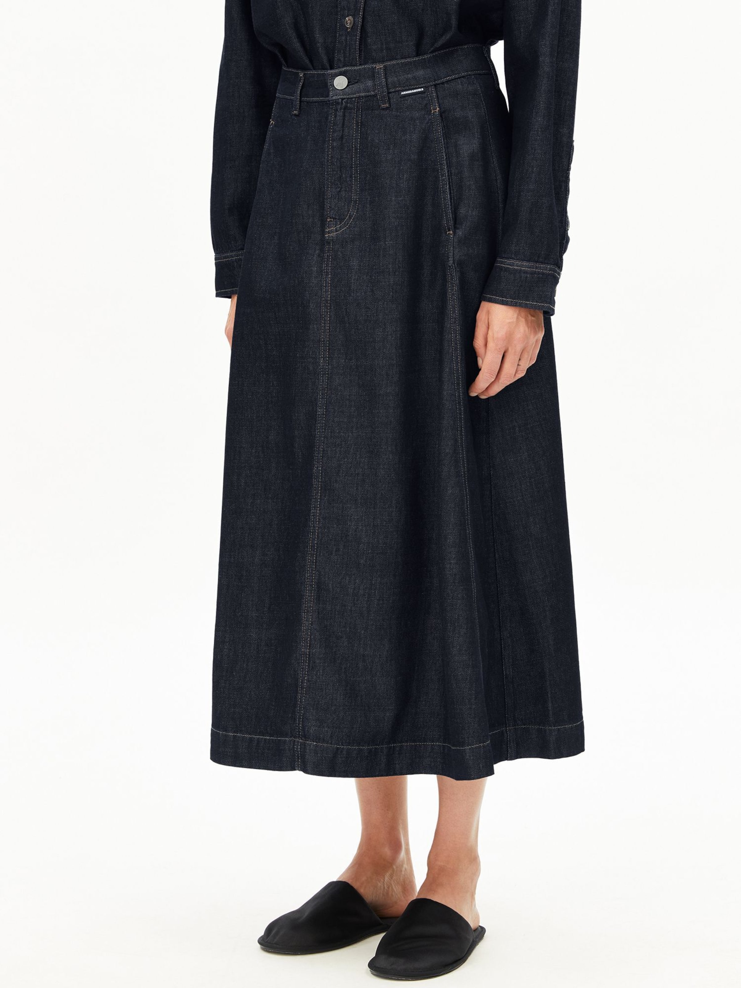 ARMEDANGELS Rok in Blauw: voorkant