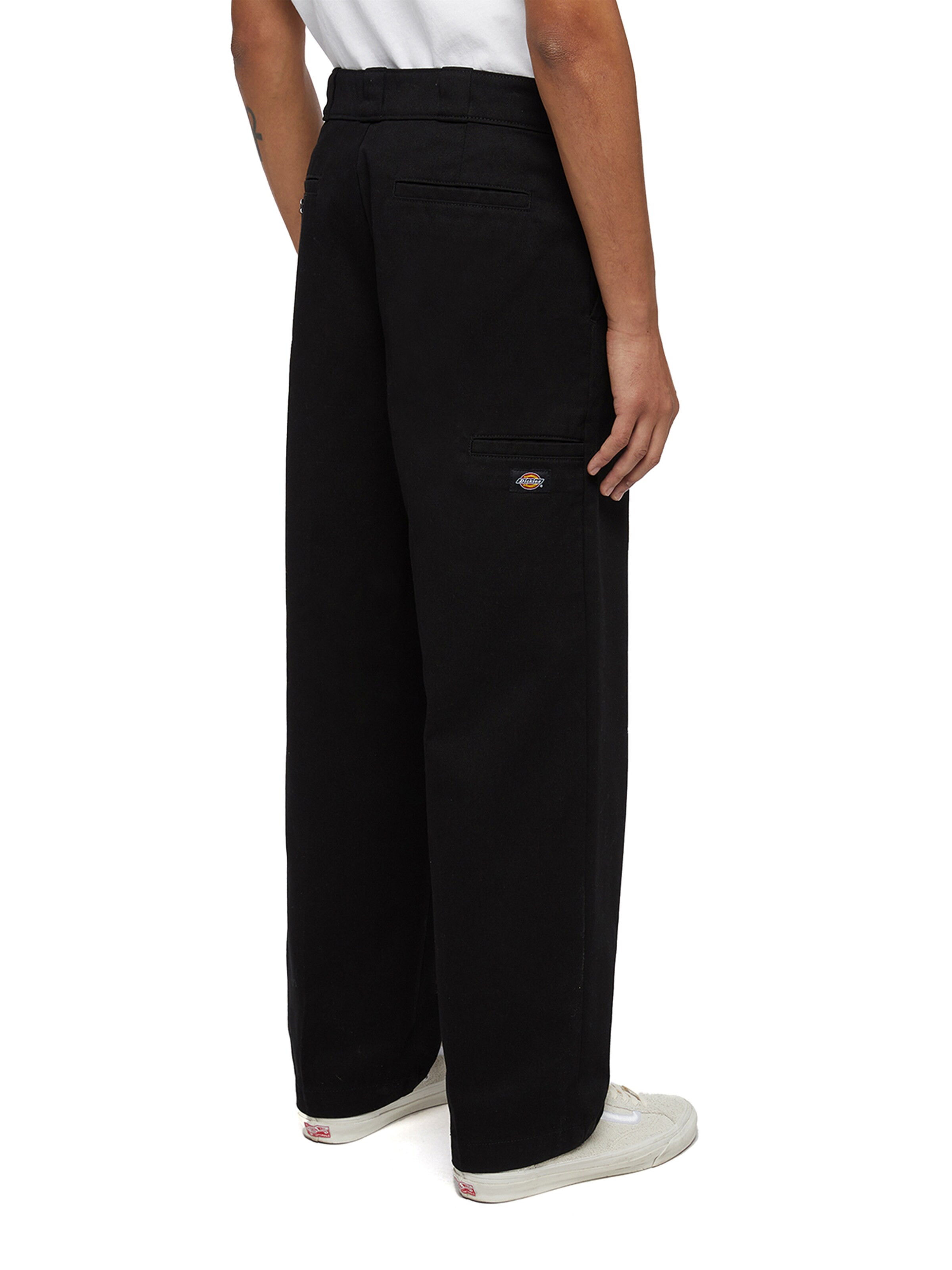 DICKIES Ohlapna forma Hlače | črna barva