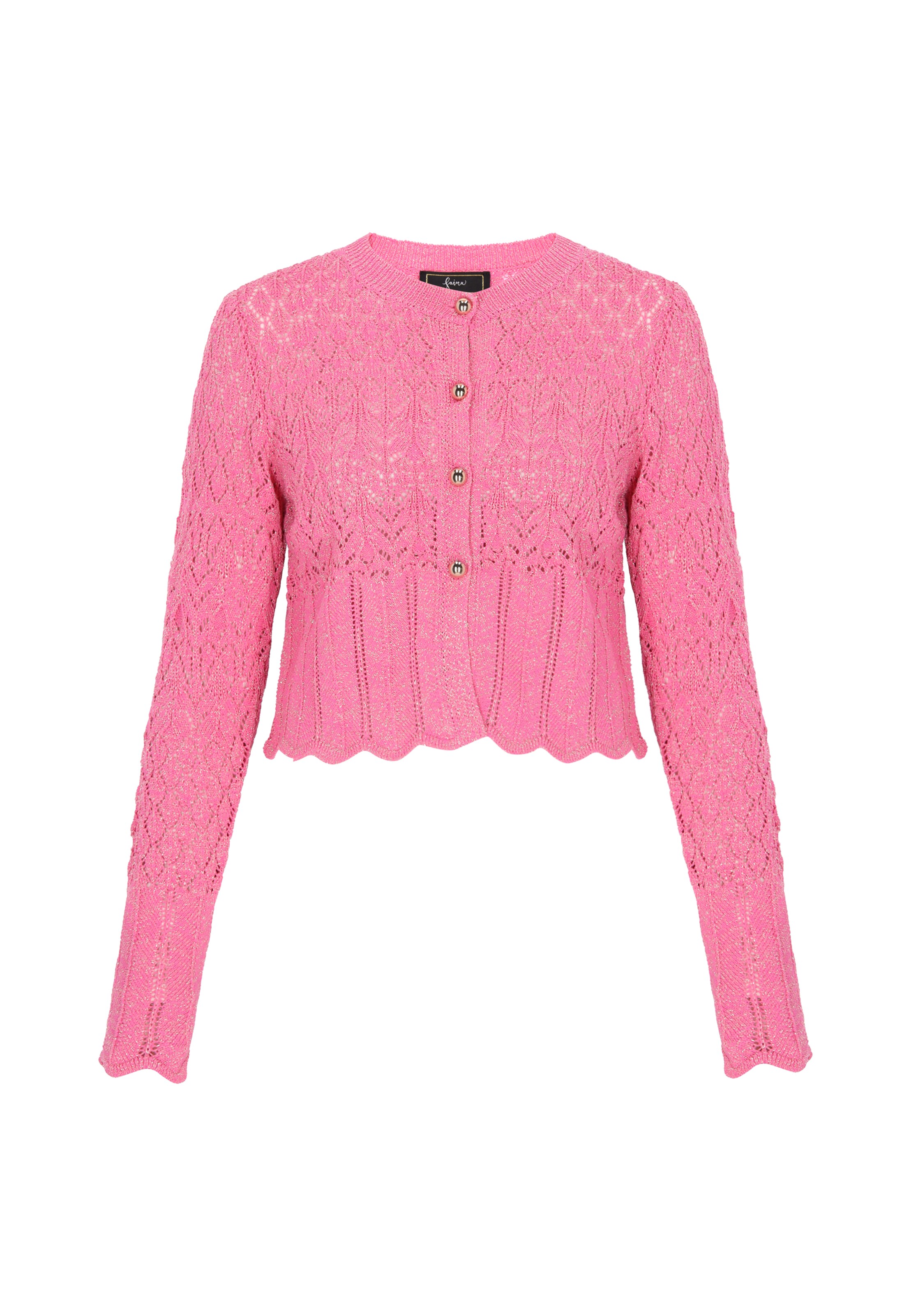 faina - Cárdigan en rosa: frente