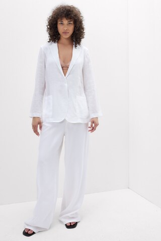 INTIMISSIMI Blazer 'The Pure Linen' in White: front